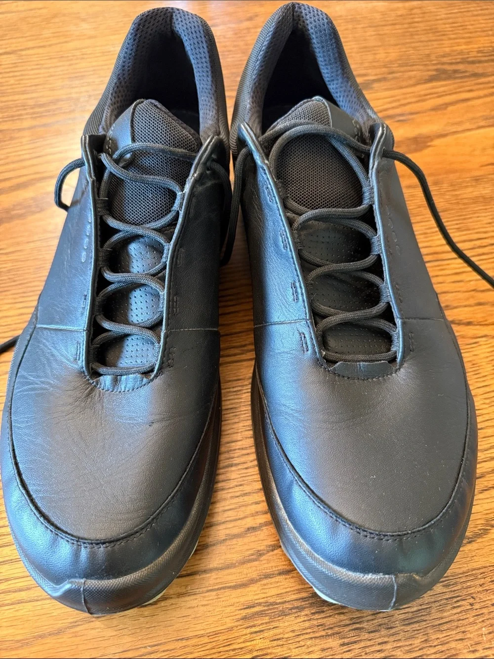 ECCO Biom Black Leather Walking Comfort Sneakers Shoes Men’s 47
